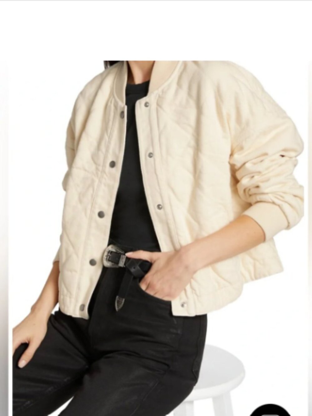 NWT Rag & Bone Val Quilted Cropped Jacket XS